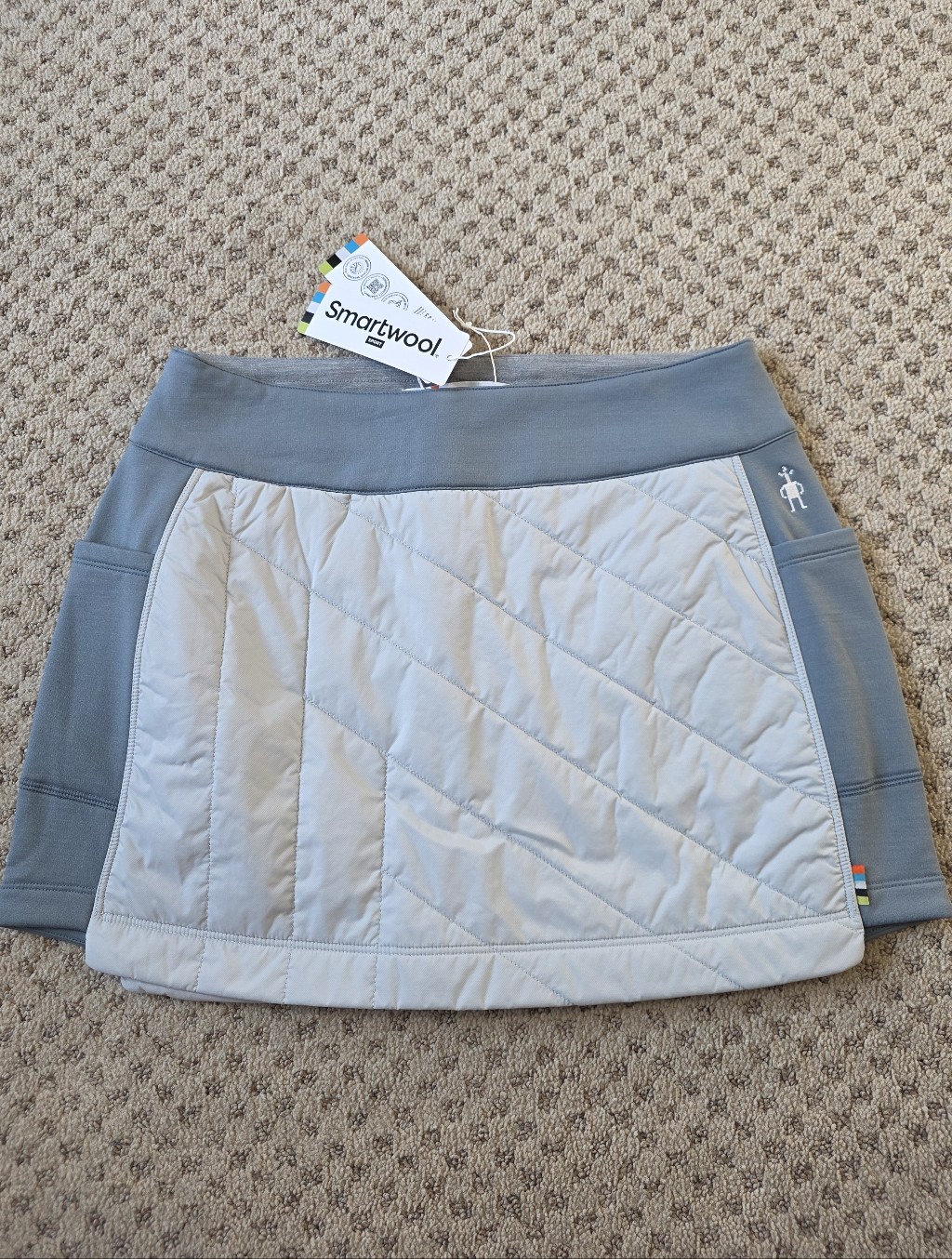 Smartwool Smartloft Quilted Gray Skirt